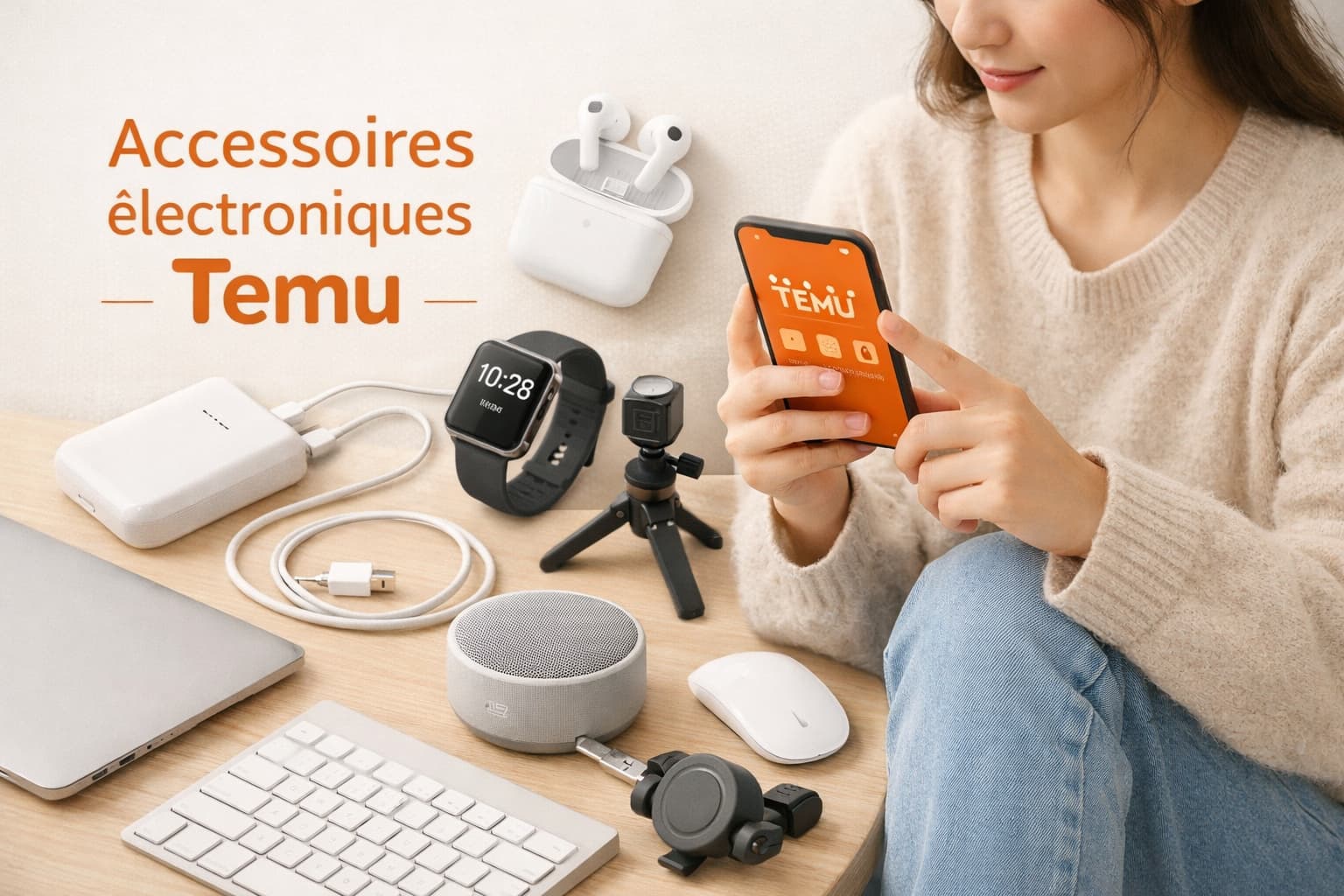 Accessoires électroniques Temu pour un usage quotidien intelligent