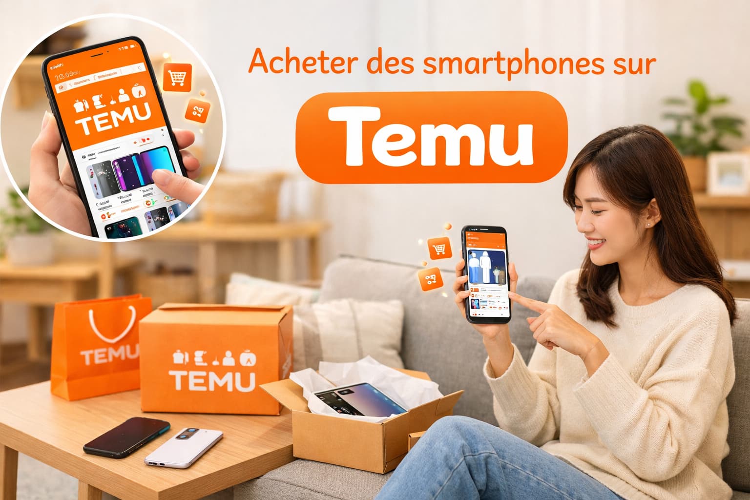 Acheter des smartphones sur Temu facilement et en toute confiance
