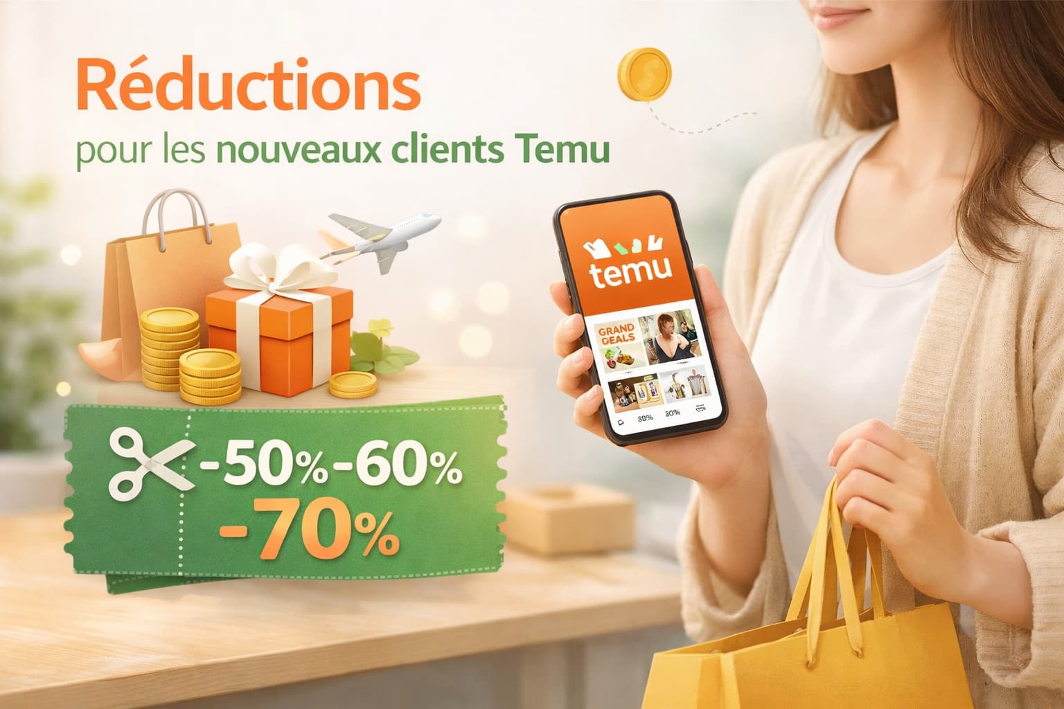 Réductions pour les nouveaux clients Temu : comment en profiter