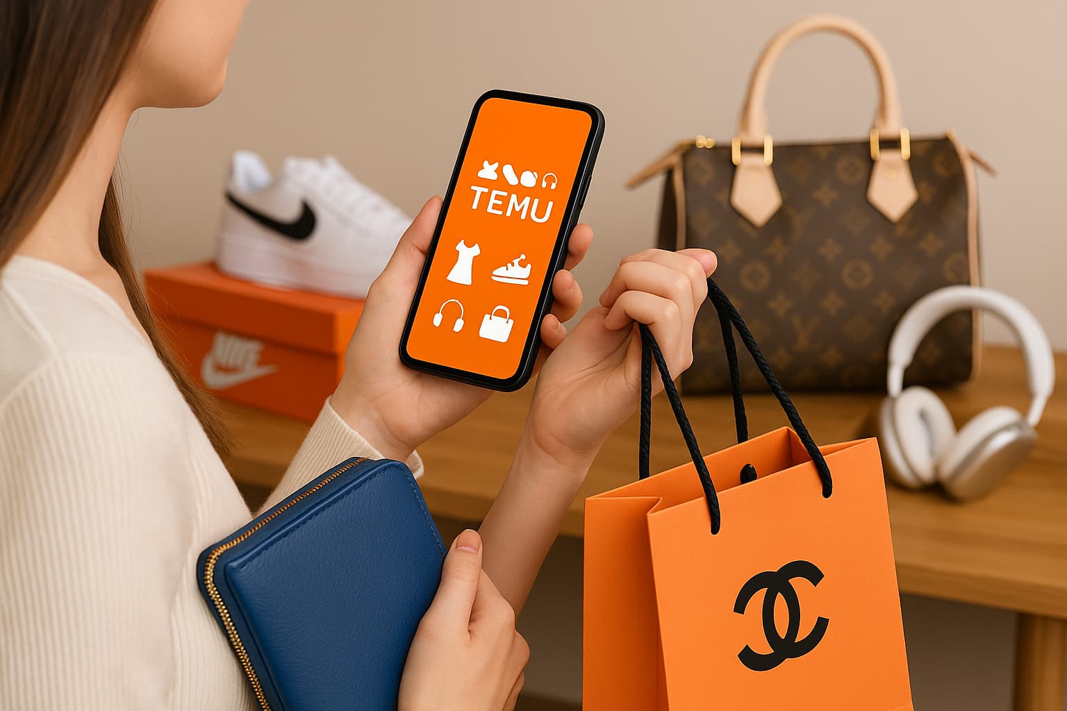 Acheter des produits de marque sur Temu en toute confiance