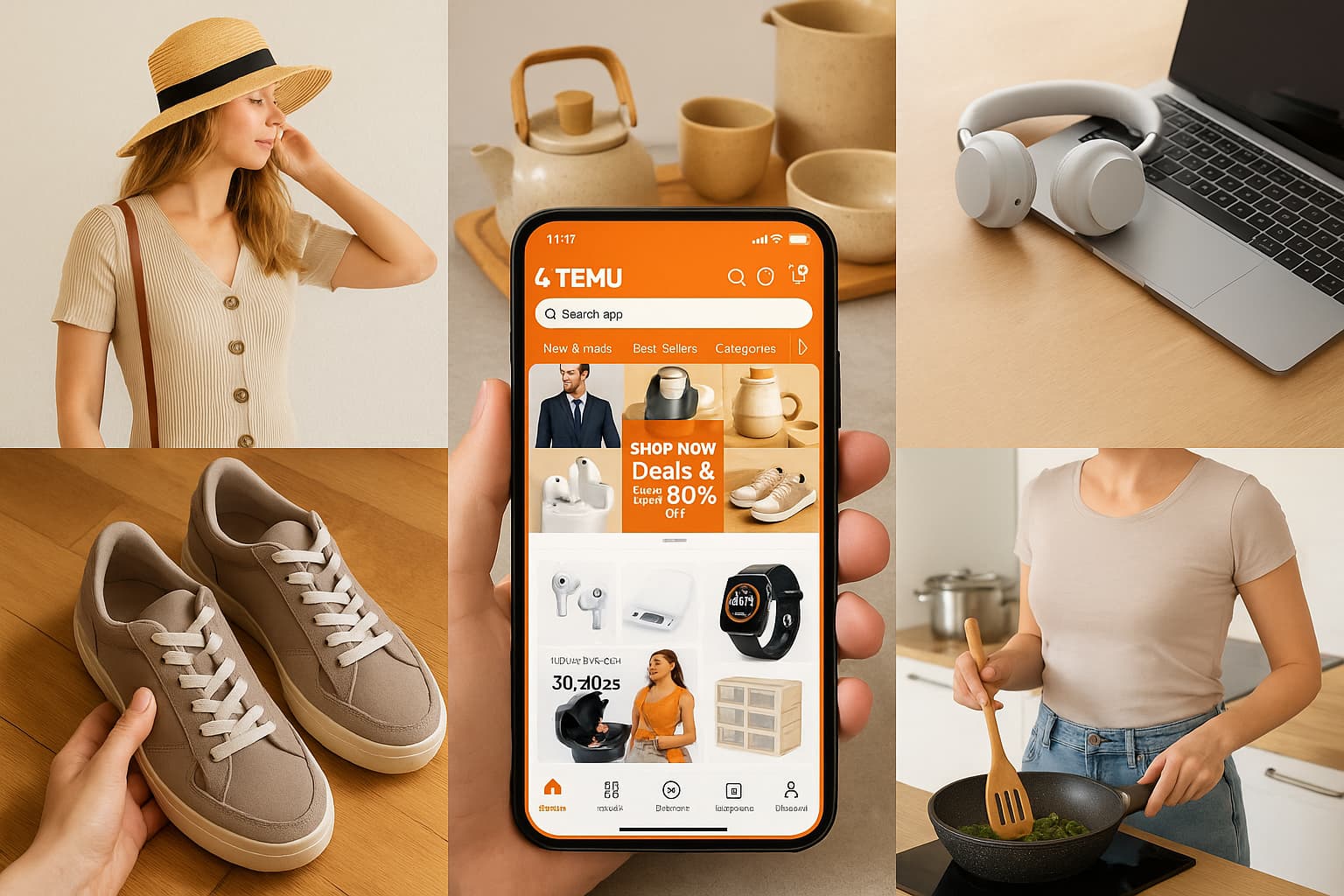 Catégories tendance sur Temu pour mieux acheter