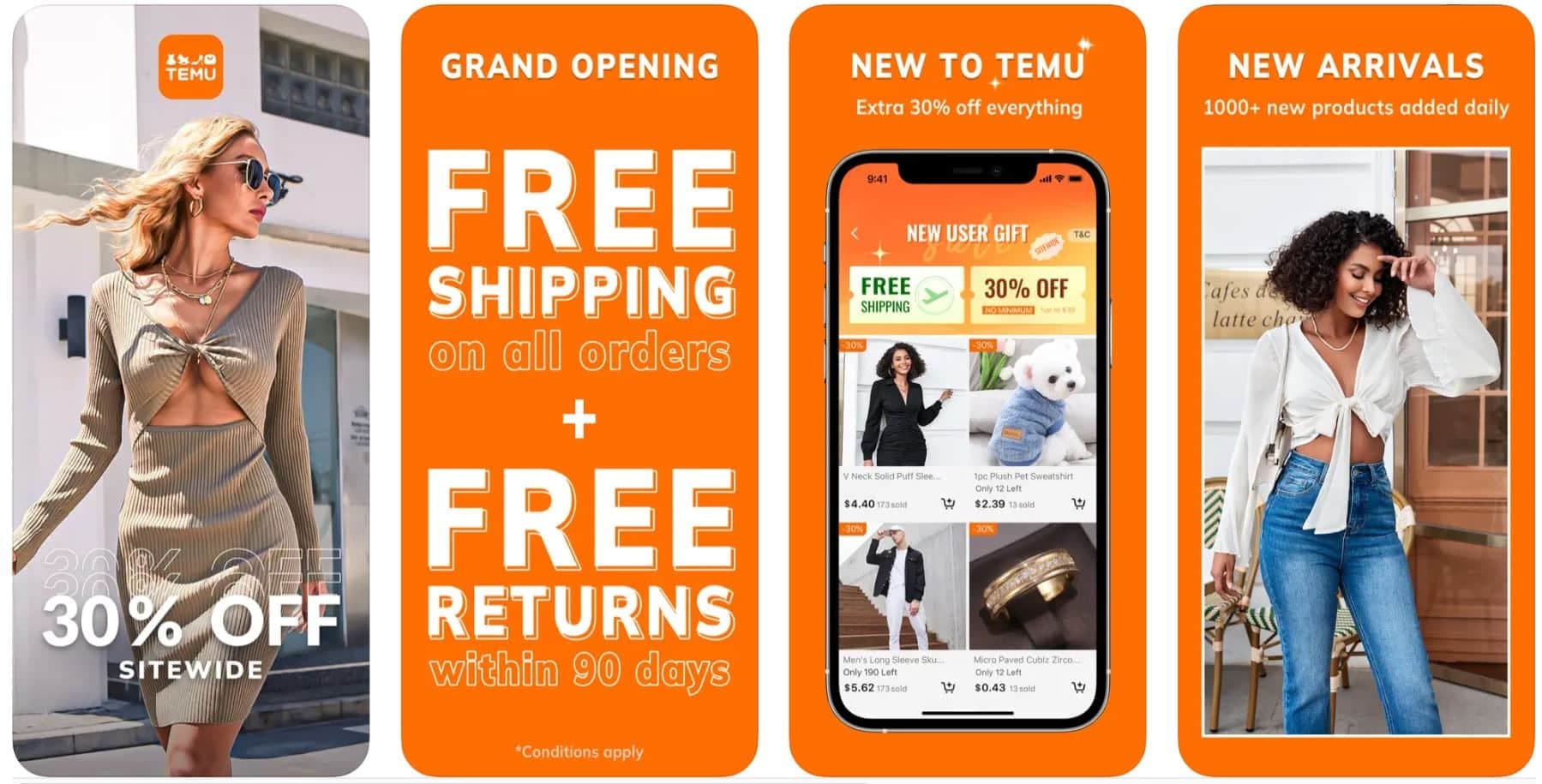 Les catégories tendance sur Temu les plus recherchées