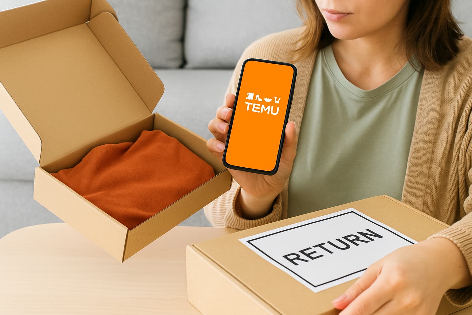 Guide complet sur les retours et remboursements Temu