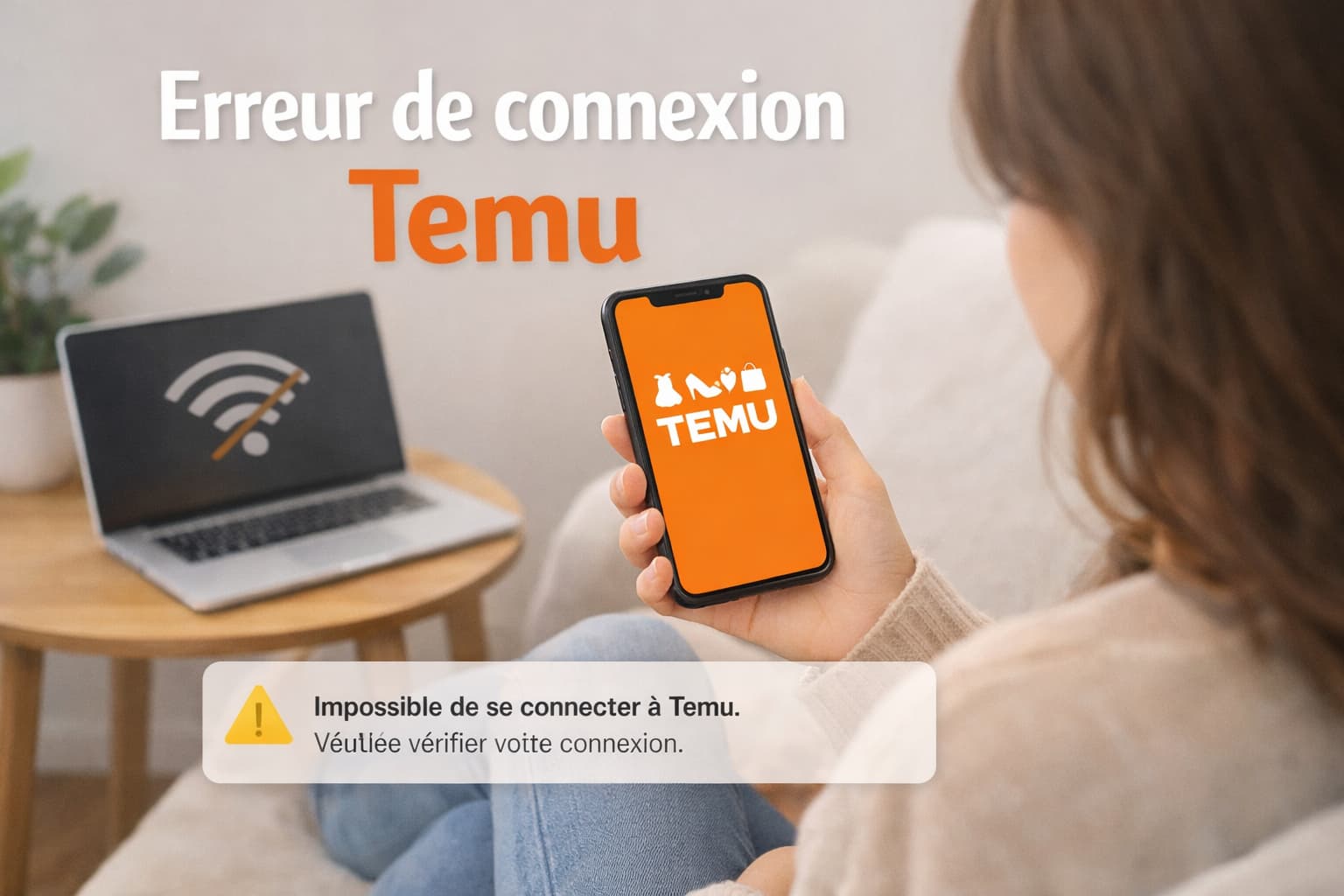 Erreur de connexion Temu: causes et solutions efficaces