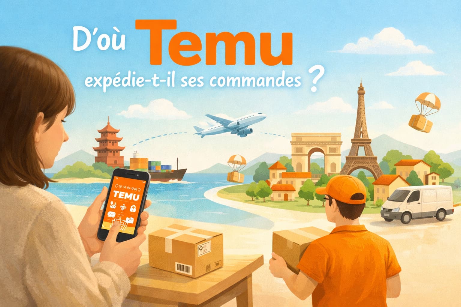 D’où Temu expédie-t-il ses commandes et comment ça fonctionne
