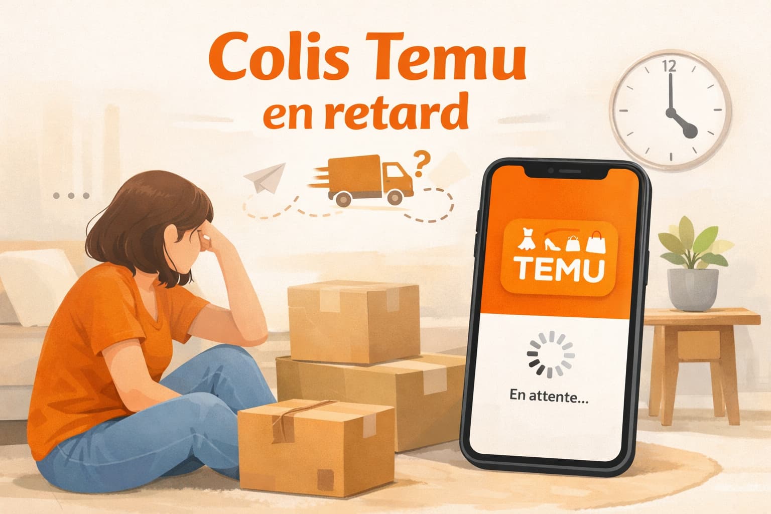 Colis Temu en retard : causes et solutions efficaces
