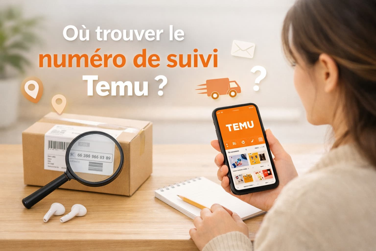 Où trouver le numéro de suivi Temu facilement
