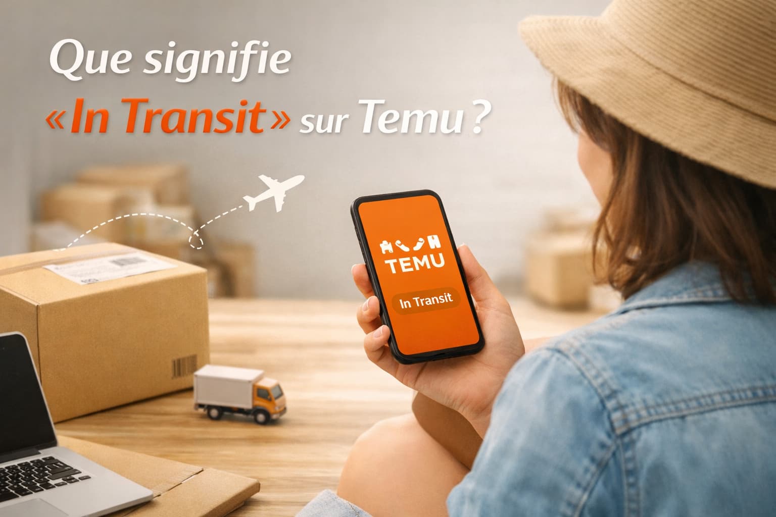 Que signifie « in transit » sur Temu pour votre colis?