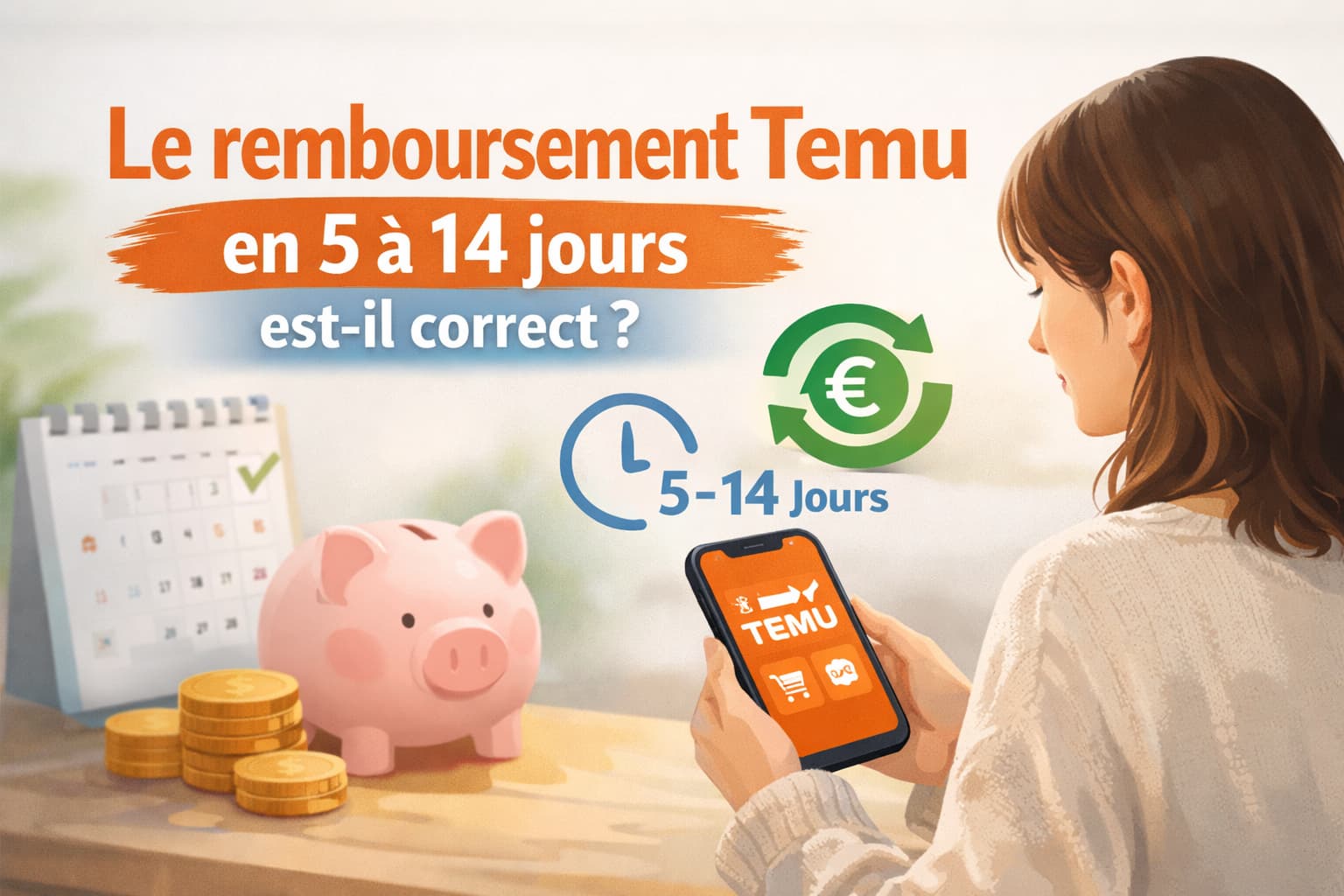 Le remboursement Temu en 5 à 14 jours est-il correct