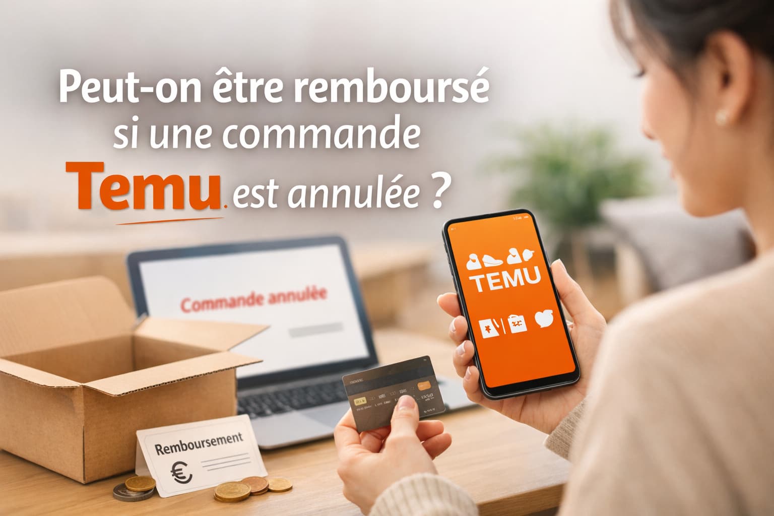 Peut-on être remboursé si une commande Temu est annulée